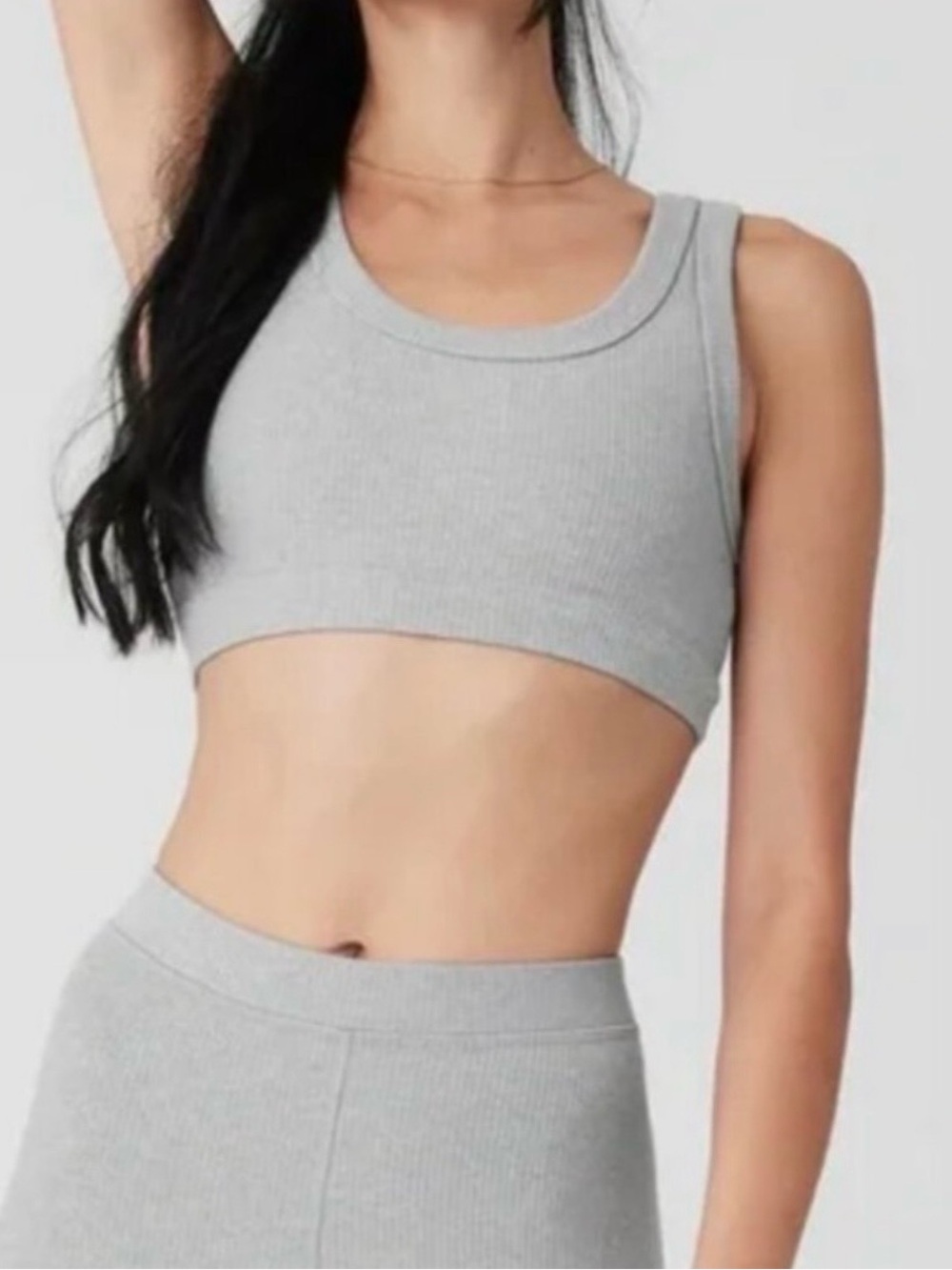 Alo ribbed sports bra